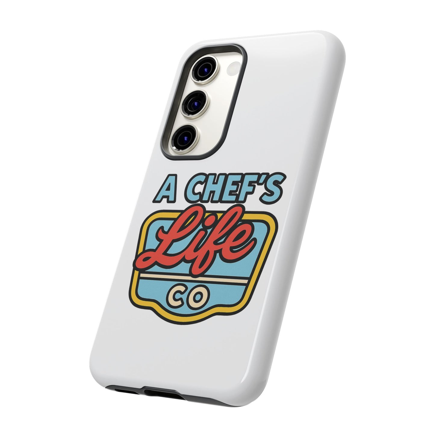 Chef Phone Case, Culinary Gift, Foodie Accessory, A Chef's Life, Kitchen Decor, Durable Phone Cover