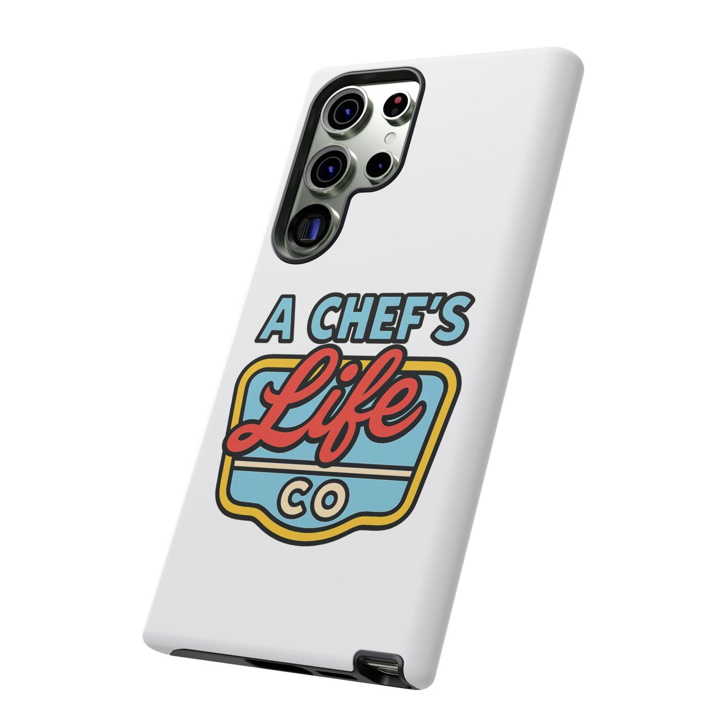 Chef Phone Case, Culinary Gift, Foodie Accessory, A Chef's Life, Kitchen Decor, Durable Phone Cover