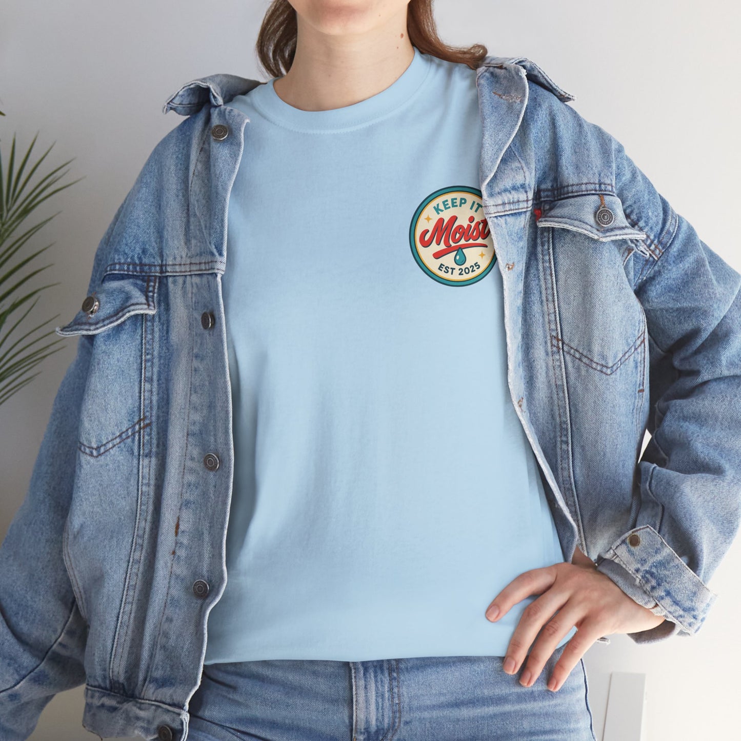 Keep It Moist Tee - Fun Unisex Jersey Shirt, Perfect for Summer Concerts, Birthdays, BBQs, Casual Wear, Gift Idea