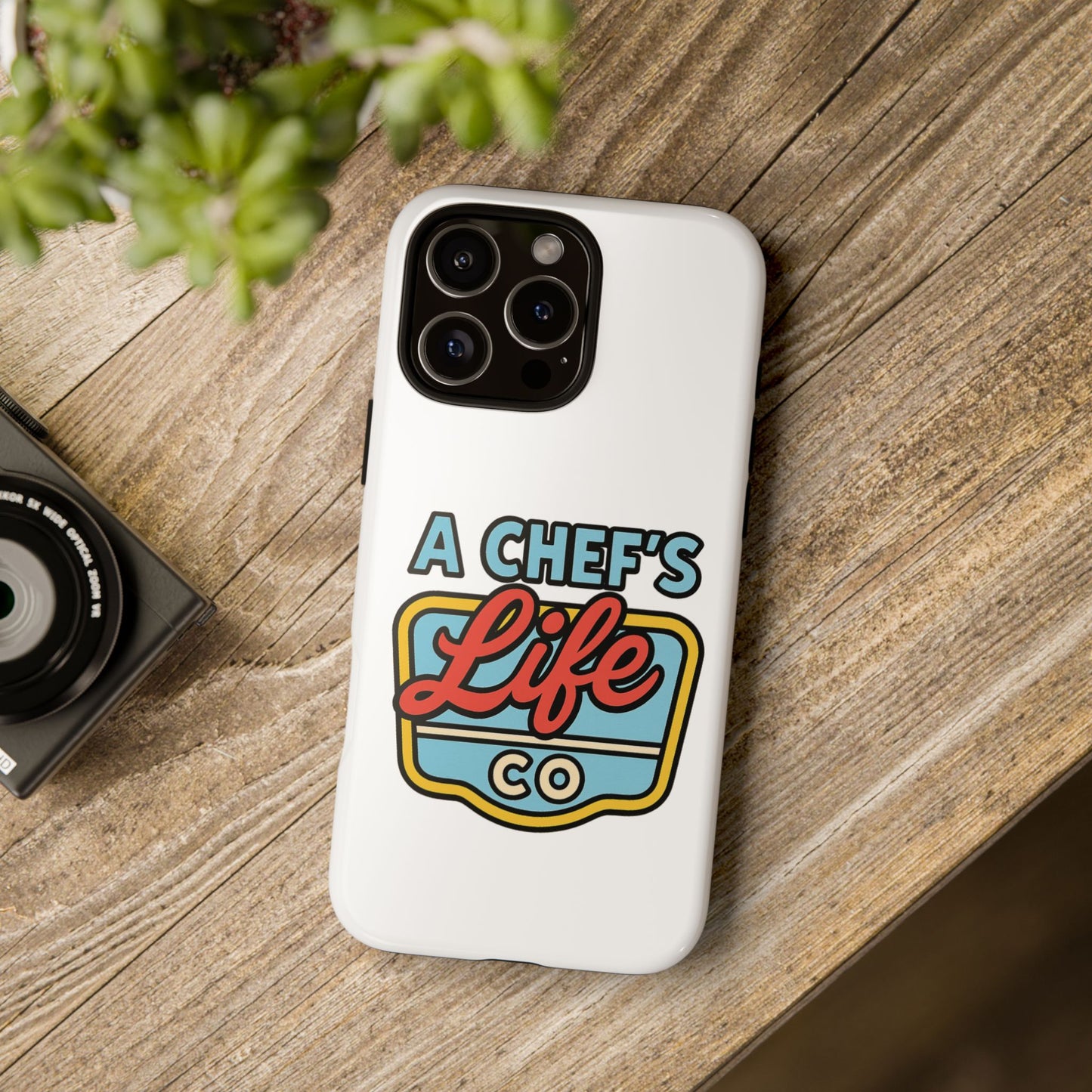 Chef Phone Case, Culinary Gift, Foodie Accessory, A Chef's Life, Kitchen Decor, Durable Phone Cover
