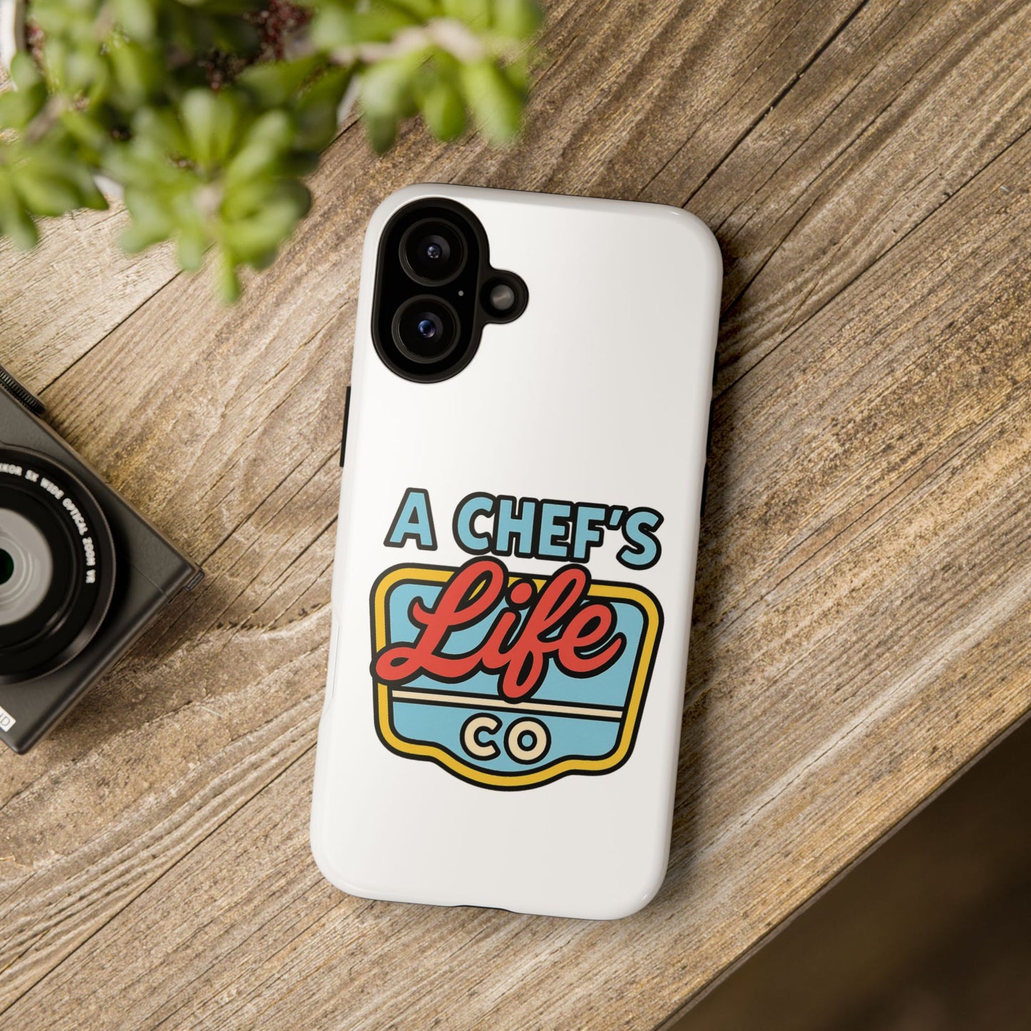Chef Phone Case, Culinary Gift, Foodie Accessory, A Chef's Life, Kitchen Decor, Durable Phone Cover