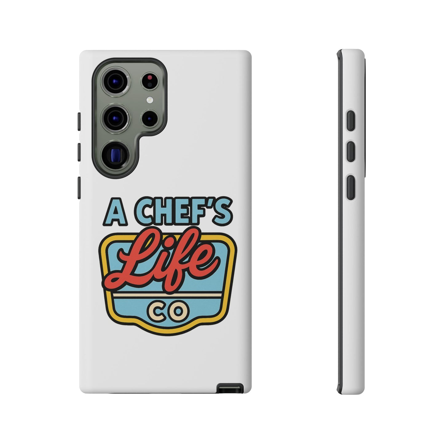 Chef Phone Case, Culinary Gift, Foodie Accessory, A Chef's Life, Kitchen Decor, Durable Phone Cover