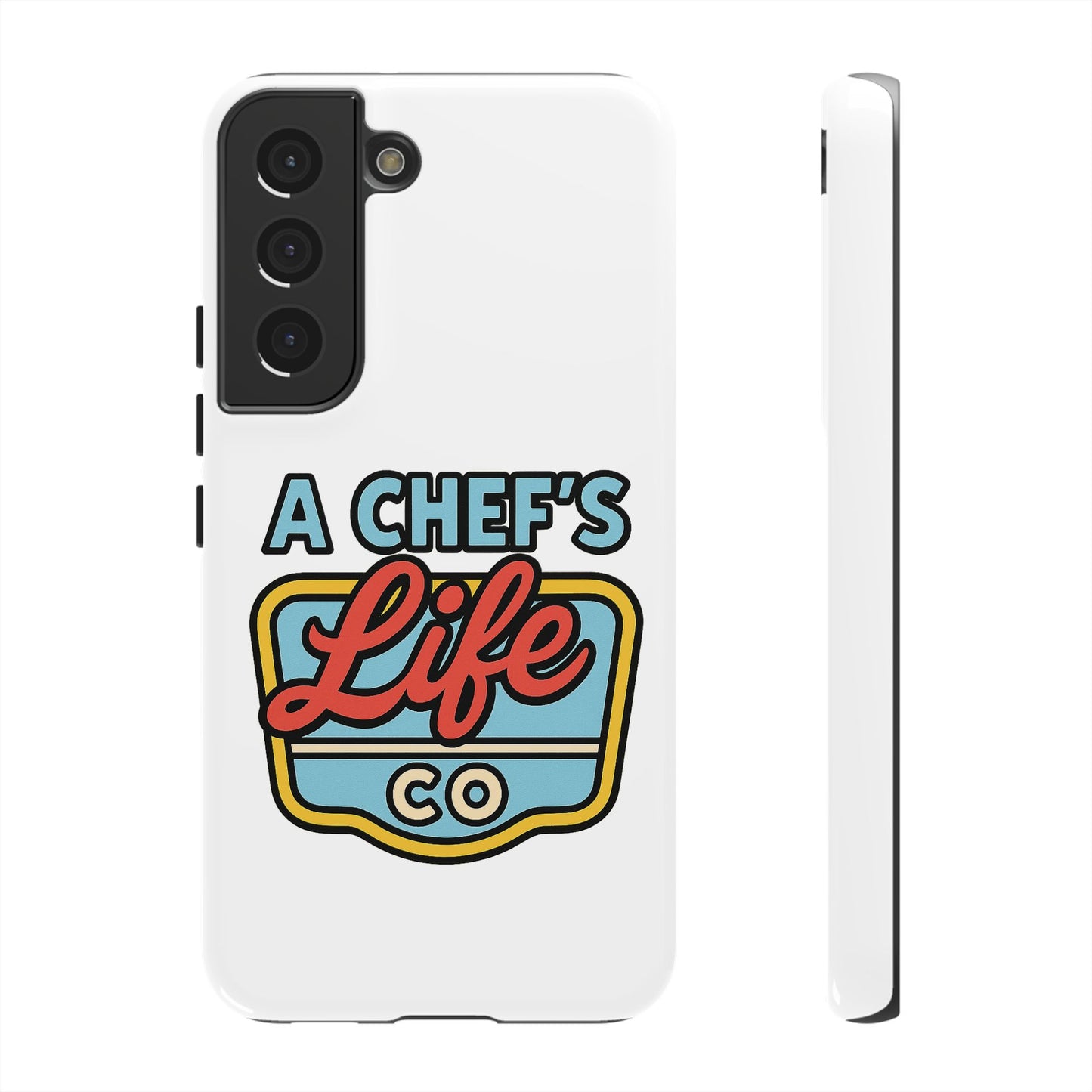 Chef Phone Case, Culinary Gift, Foodie Accessory, A Chef's Life, Kitchen Decor, Durable Phone Cover