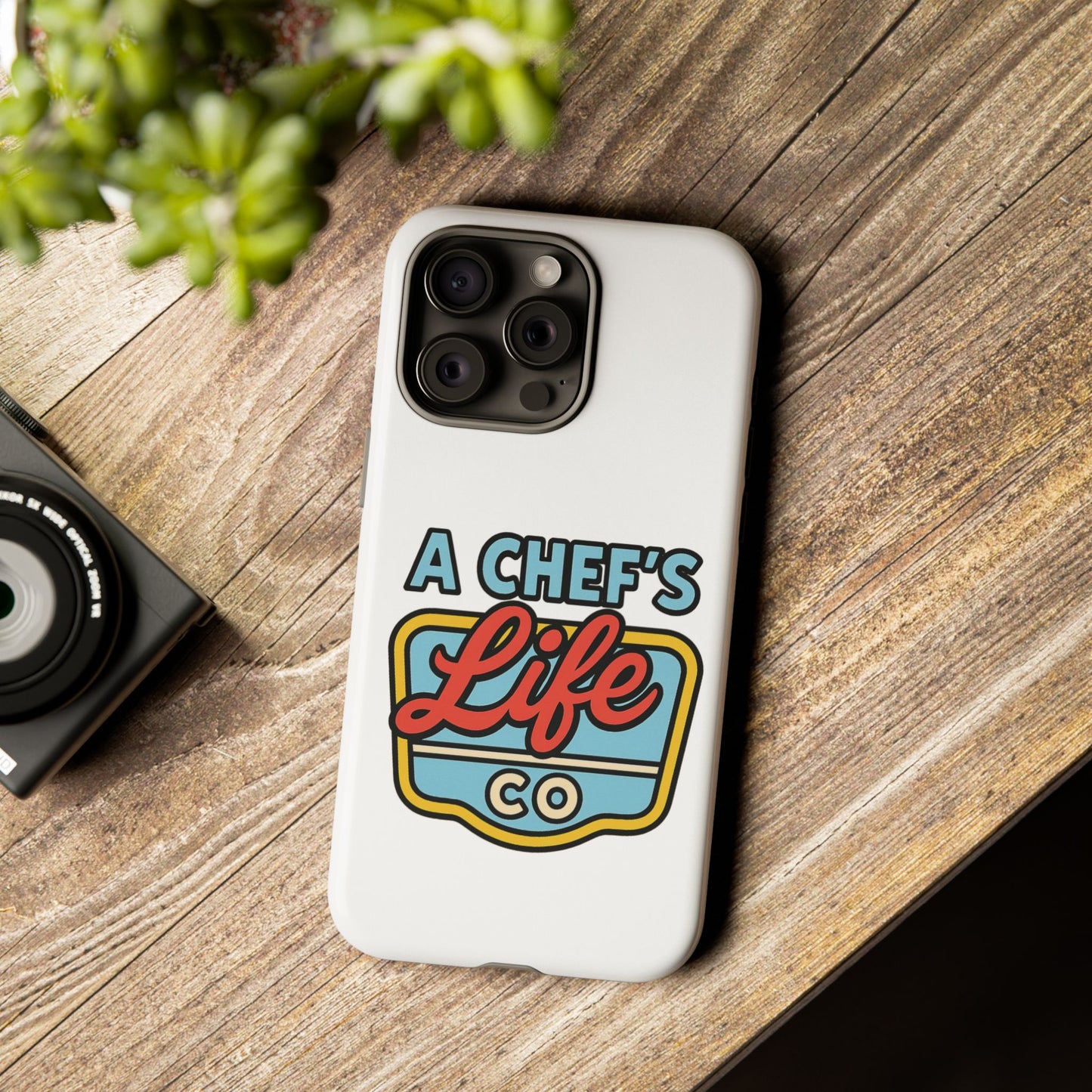 Chef Phone Case, Culinary Gift, Foodie Accessory, A Chef's Life, Kitchen Decor, Durable Phone Cover