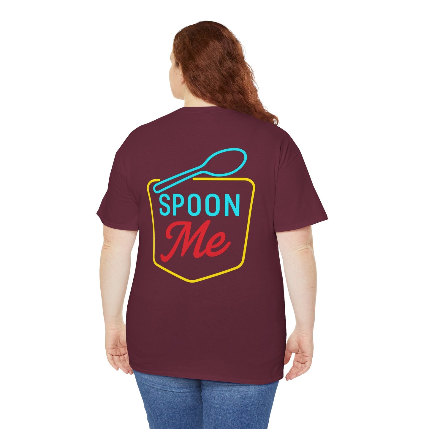 Spoon Me Tee, Fun T-Shirt for Food Lovers, Casual Wear, Birthday Gift, Summer Vibes, Unisex Short Sleeve Shirt