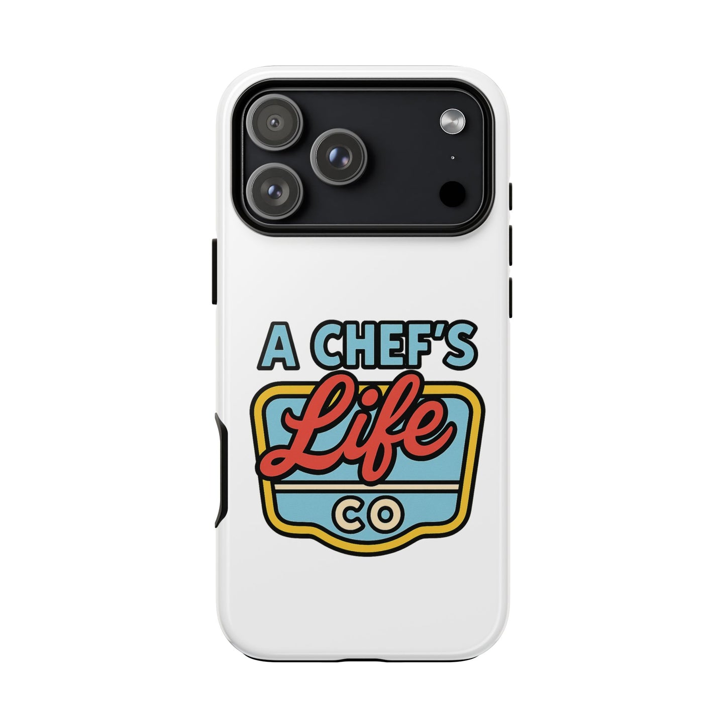 Chef Phone Case, Culinary Gift, Foodie Accessory, A Chef's Life, Kitchen Decor, Durable Phone Cover