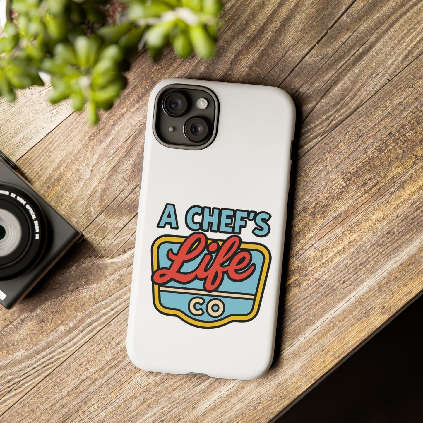 Chef Phone Case, Culinary Gift, Foodie Accessory, A Chef's Life, Kitchen Decor, Durable Phone Cover