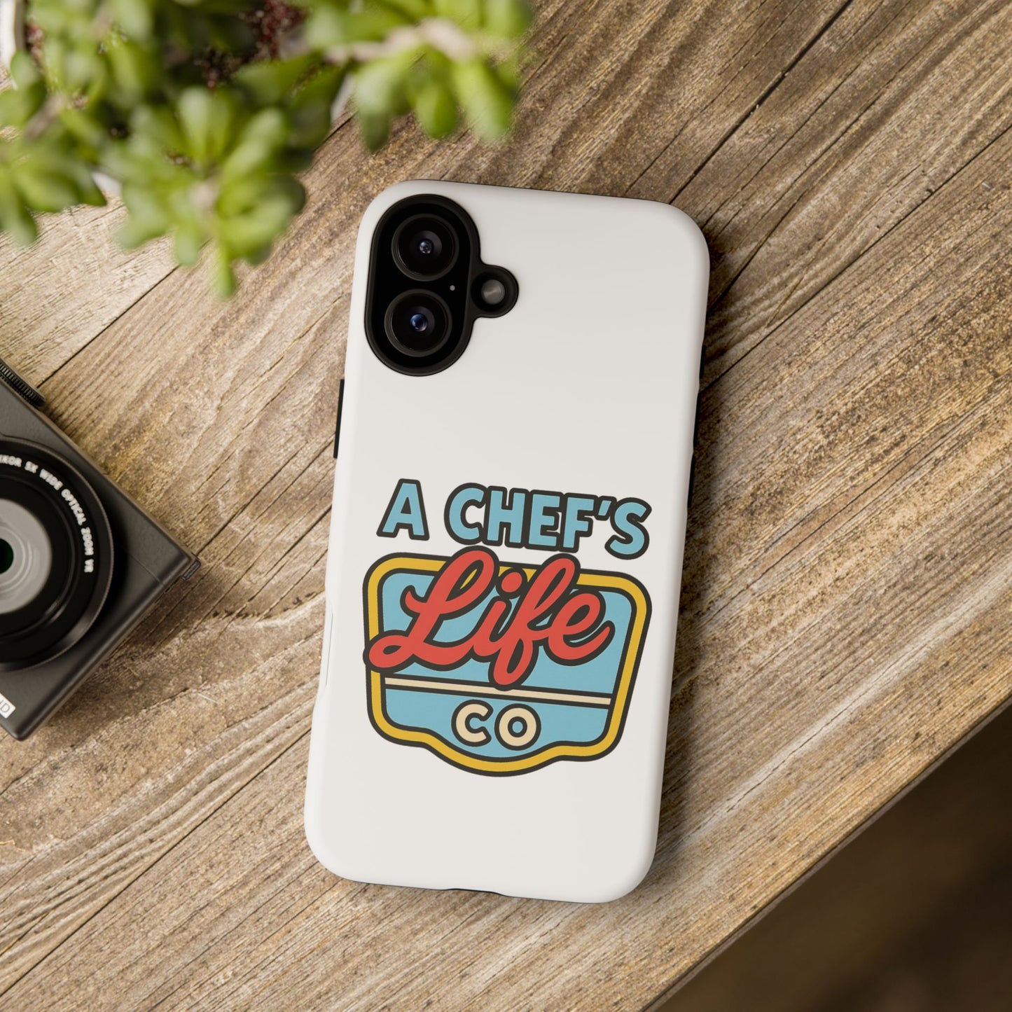Chef Phone Case, Culinary Gift, Foodie Accessory, A Chef's Life, Kitchen Decor, Durable Phone Cover