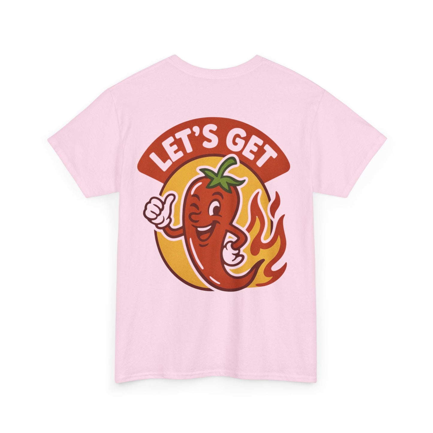 Spicy Themed Unisex Tee | Let's Get Fired Up T-Shirt, Fun Gift for Foodies, Summer BBQ, Casual Wear, Party Outfit, Spice Lover