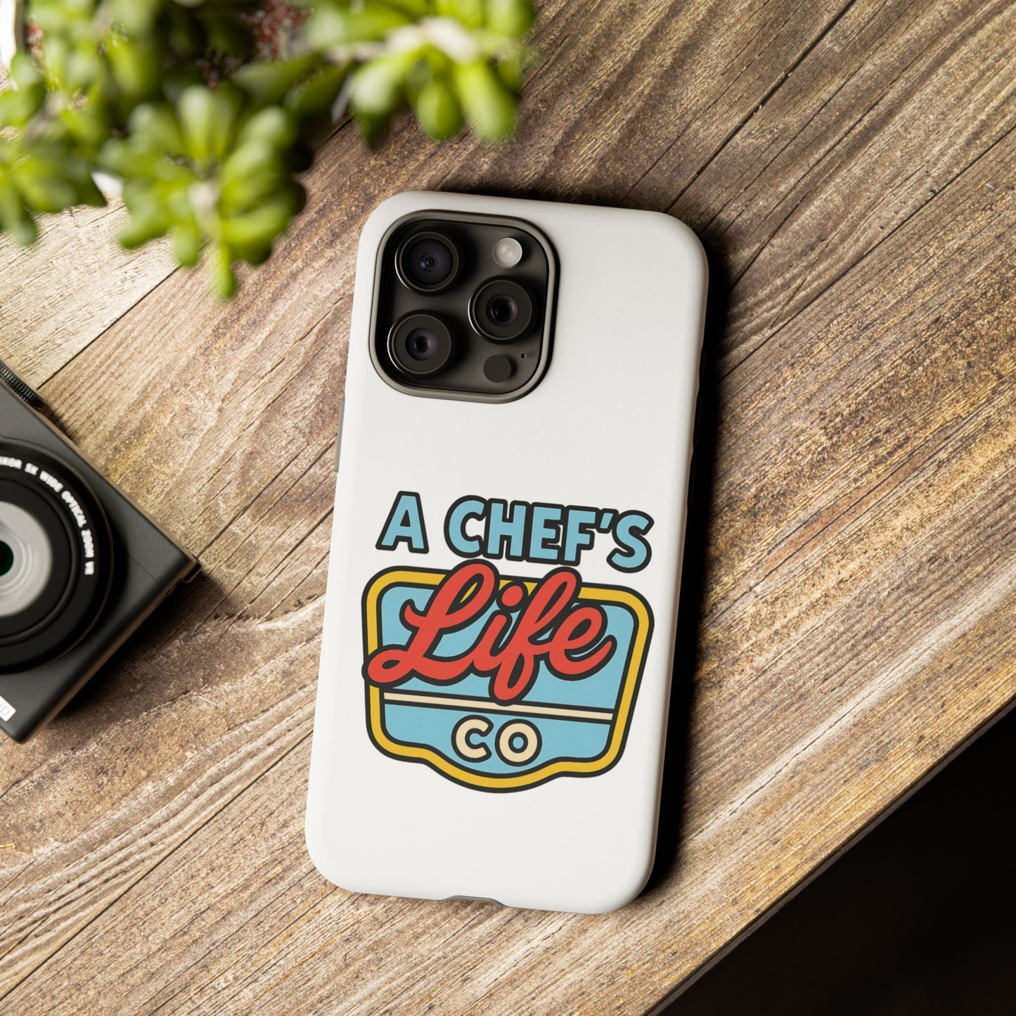 Chef Phone Case, Culinary Gift, Foodie Accessory, A Chef's Life, Kitchen Decor, Durable Phone Cover