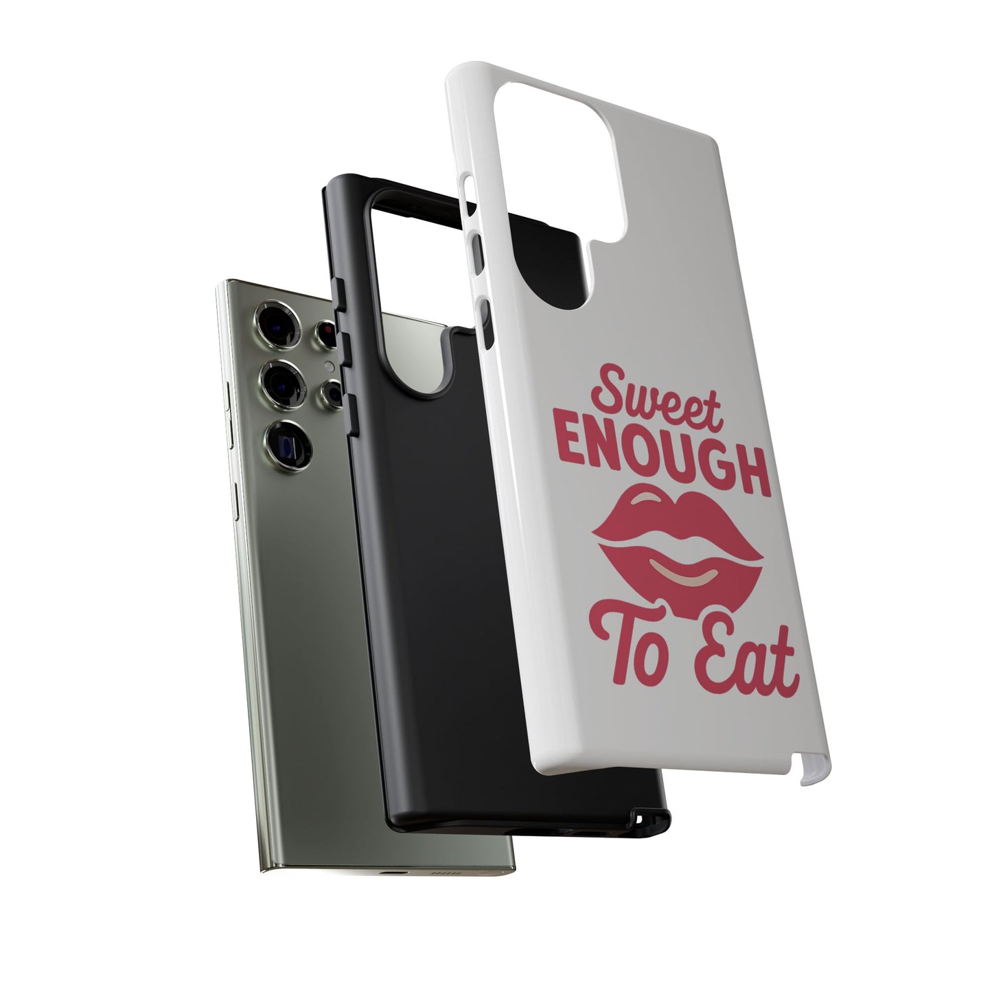 Sweet Enough Phone Case, Cute Gift for Food Lovers, Phone Accessories for Her, Fun Cell Phone Cover, Valentine’s Day Present