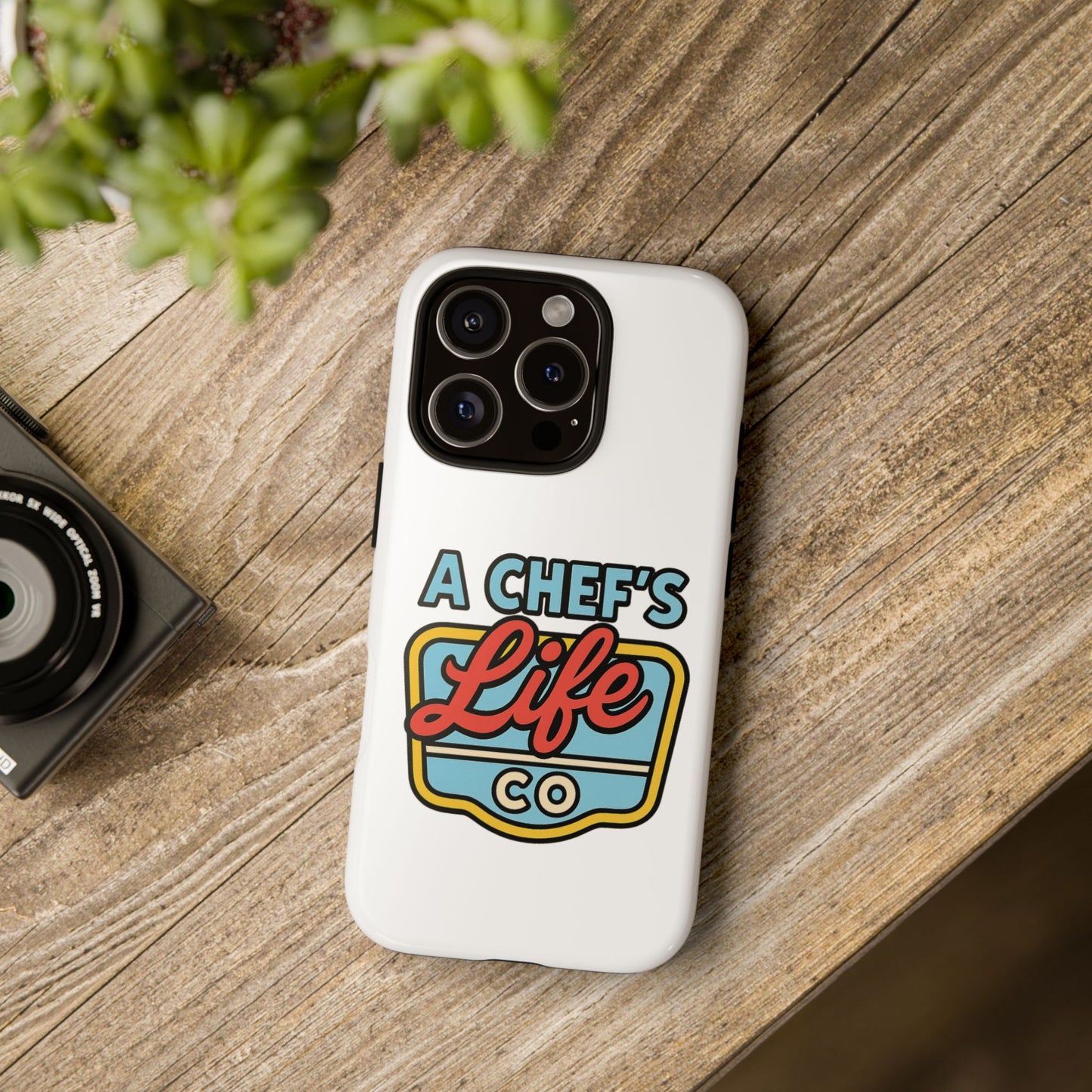 Chef Phone Case, Culinary Gift, Foodie Accessory, A Chef's Life, Kitchen Decor, Durable Phone Cover