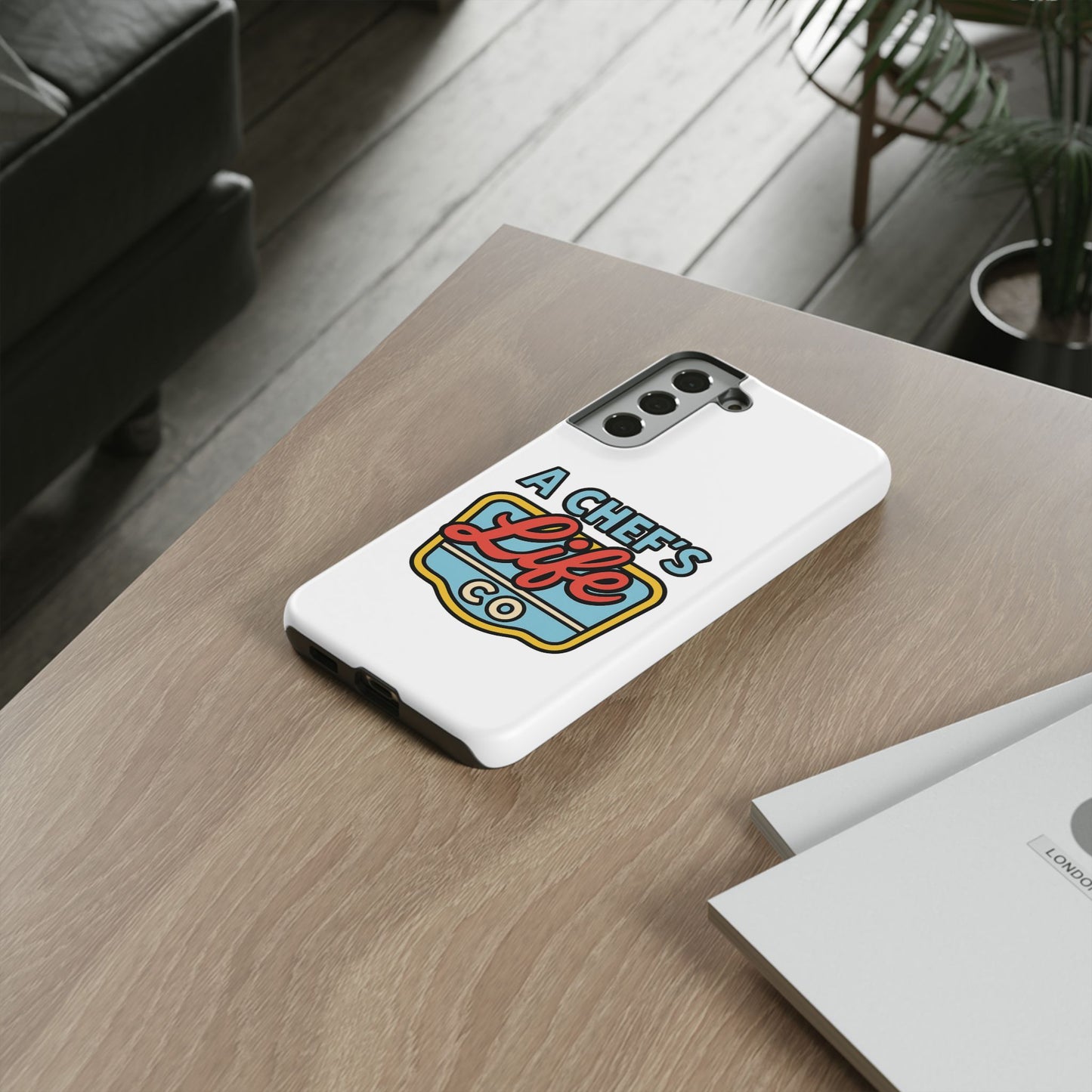 Chef Phone Case, Culinary Gift, Foodie Accessory, A Chef's Life, Kitchen Decor, Durable Phone Cover