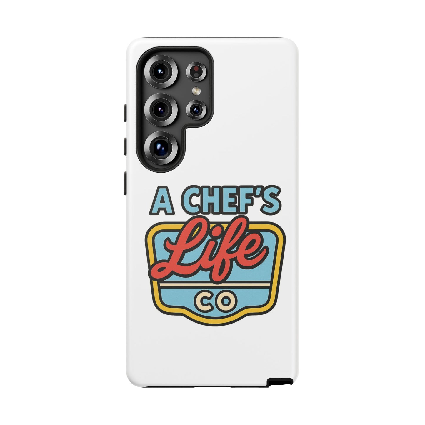 Chef Phone Case, Culinary Gift, Foodie Accessory, A Chef's Life, Kitchen Decor, Durable Phone Cover