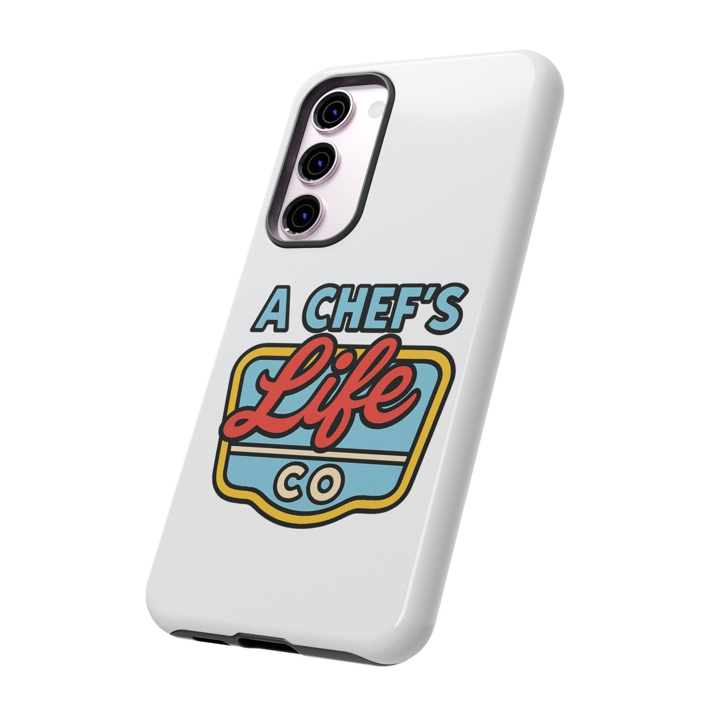 Chef Phone Case, Culinary Gift, Foodie Accessory, A Chef's Life, Kitchen Decor, Durable Phone Cover