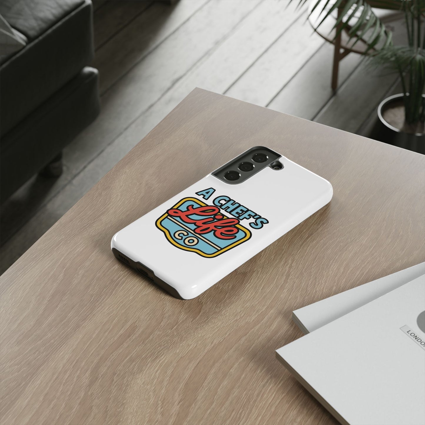 Chef Phone Case, Culinary Gift, Foodie Accessory, A Chef's Life, Kitchen Decor, Durable Phone Cover