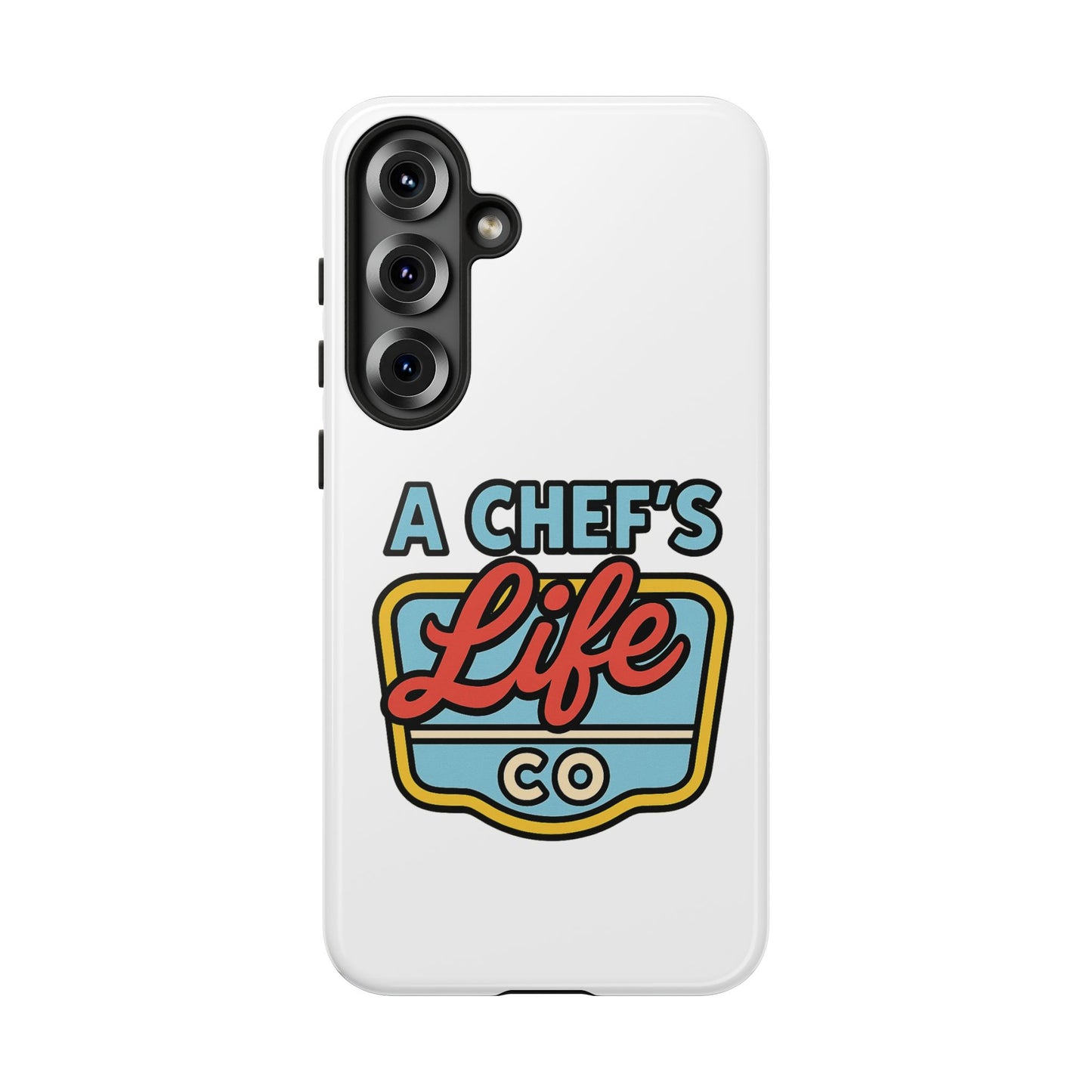 Chef Phone Case, Culinary Gift, Foodie Accessory, A Chef's Life, Kitchen Decor, Durable Phone Cover