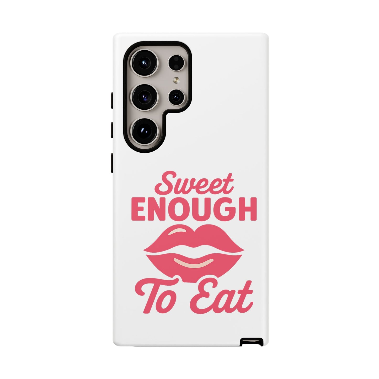 Sweet Enough Phone Case, Cute Gift for Food Lovers, Phone Accessories for Her, Fun Cell Phone Cover, Valentine’s Day Present