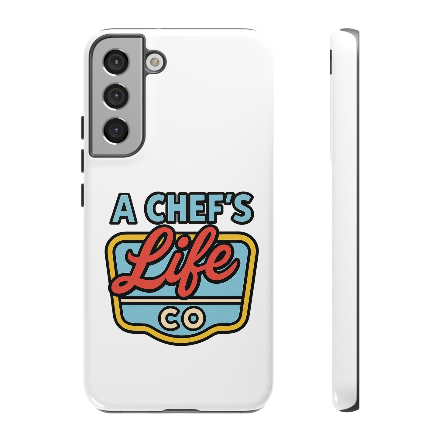 Chef Phone Case, Culinary Gift, Foodie Accessory, A Chef's Life, Kitchen Decor, Durable Phone Cover