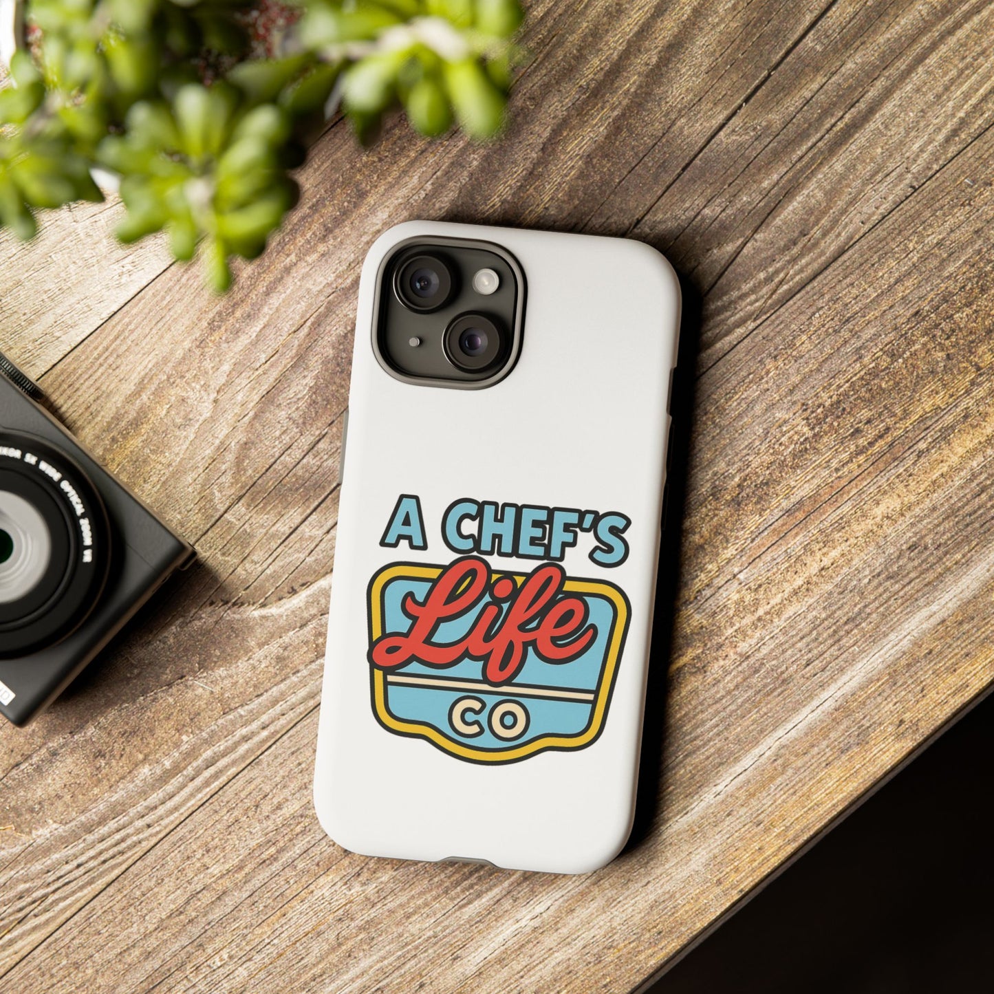 Chef Phone Case, Culinary Gift, Foodie Accessory, A Chef's Life, Kitchen Decor, Durable Phone Cover