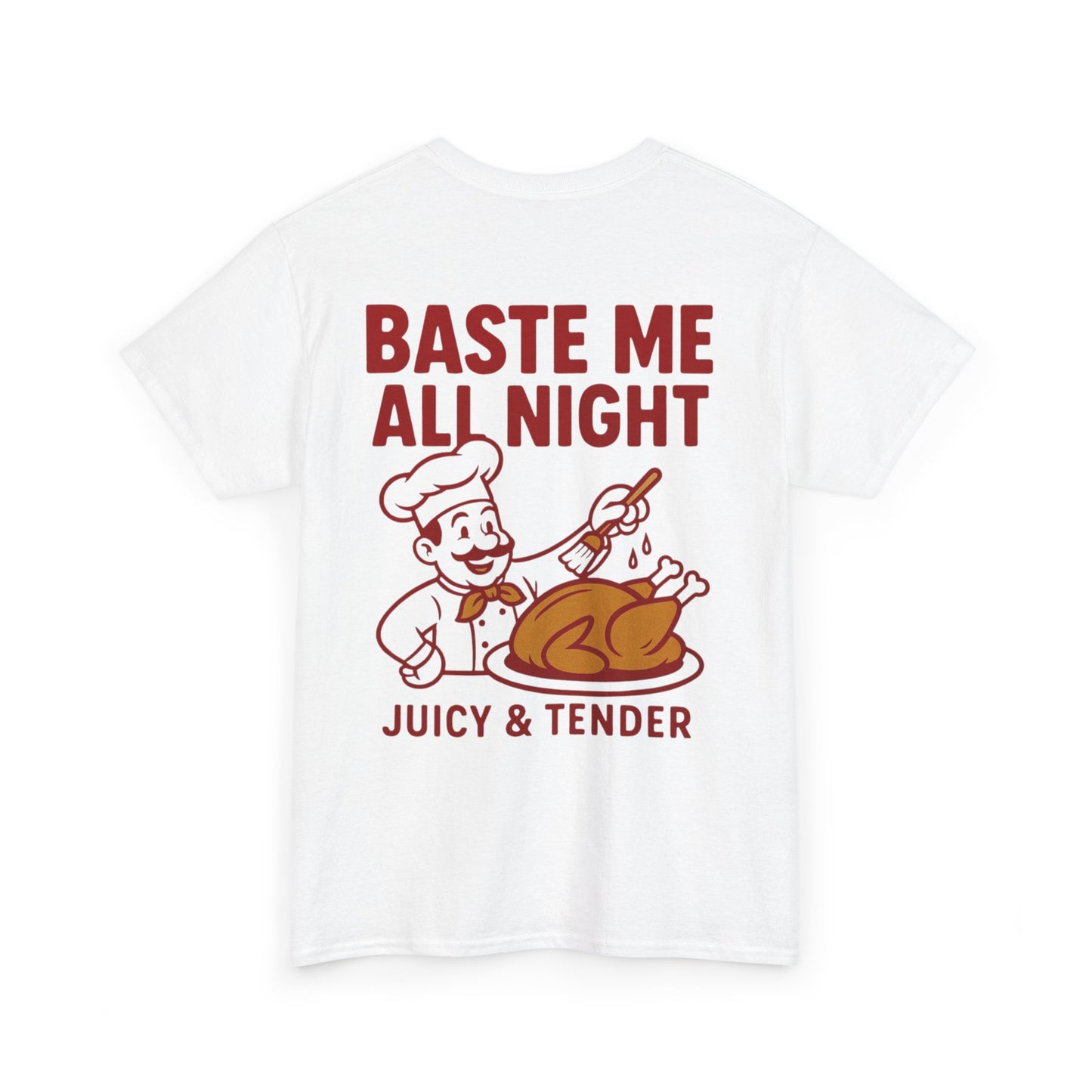 Juicy & Tender Cooking Tee, Fun Chef Shirt for Food Lovers, Summer BBQ, Great Gift for Cooks, Funny Cooking Apparel, Home Chef Gift