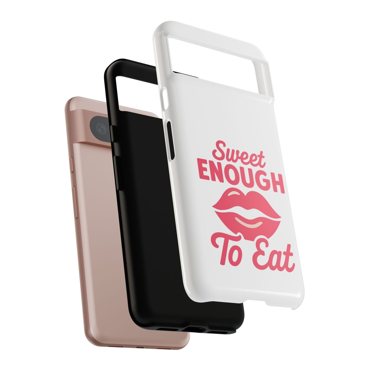 Sweet Enough Phone Case, Cute Gift for Food Lovers, Phone Accessories for Her, Fun Cell Phone Cover, Valentine’s Day Present