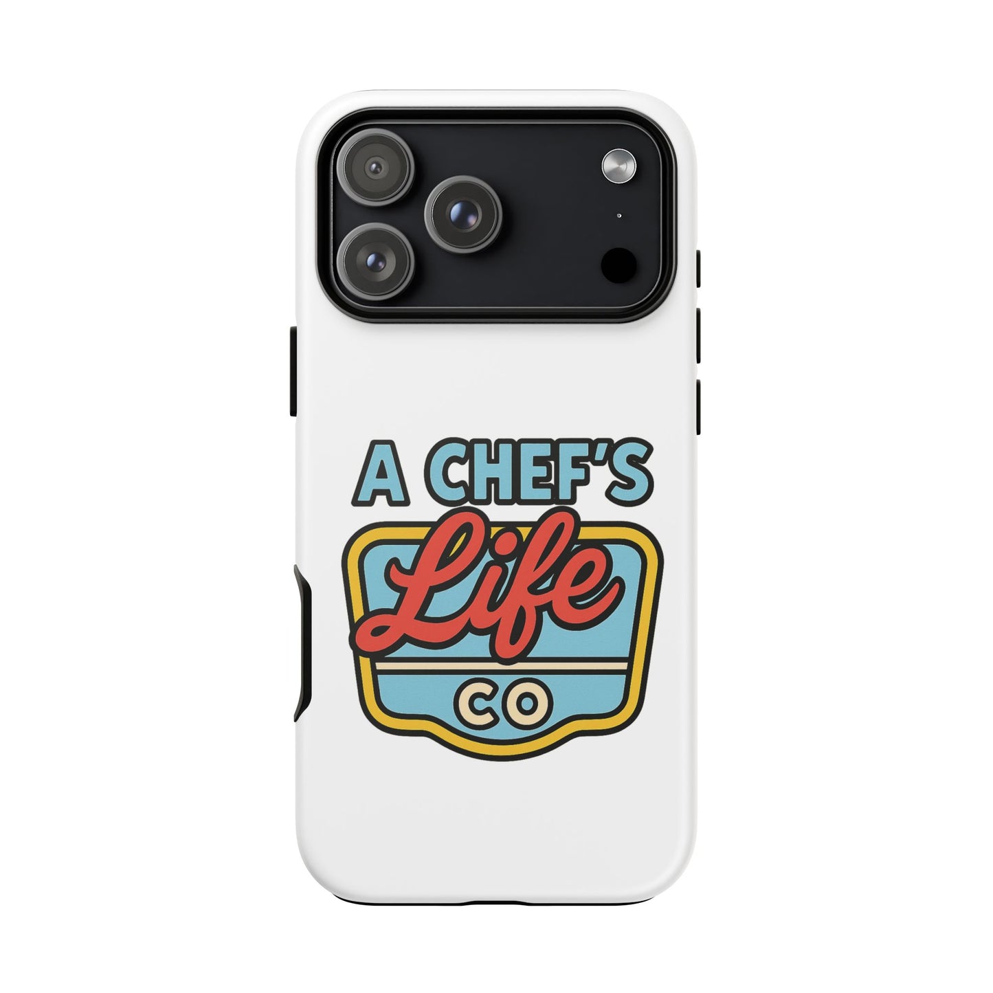 Chef Phone Case, Culinary Gift, Foodie Accessory, A Chef's Life, Kitchen Decor, Durable Phone Cover