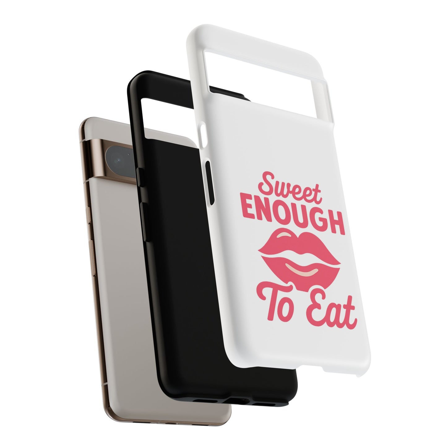 Sweet Enough Phone Case, Cute Gift for Food Lovers, Phone Accessories for Her, Fun Cell Phone Cover, Valentine’s Day Present