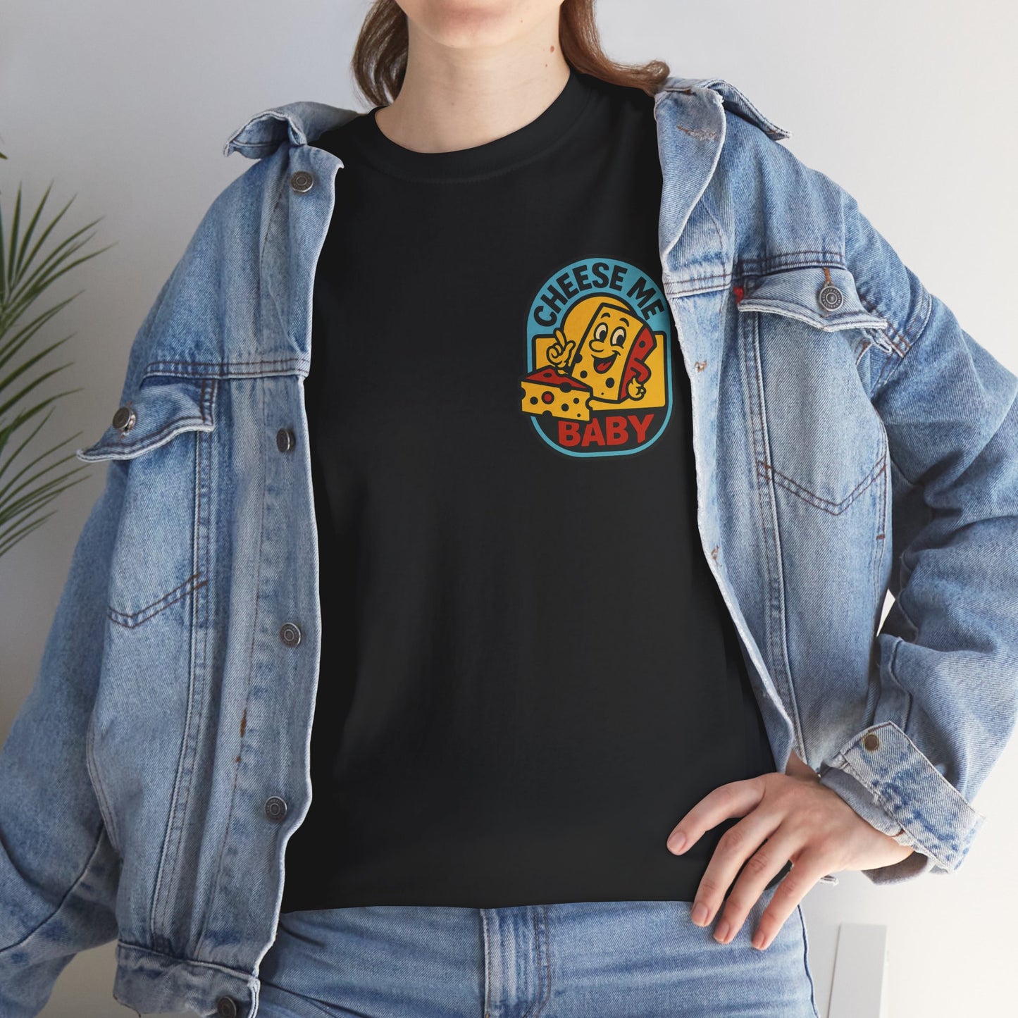 Cheesy Humor Unisex Tee | Cute Graphic Tee for Cheese Lovers | Gifts for Foodies, Fun Party Shirt, Casual Wear
