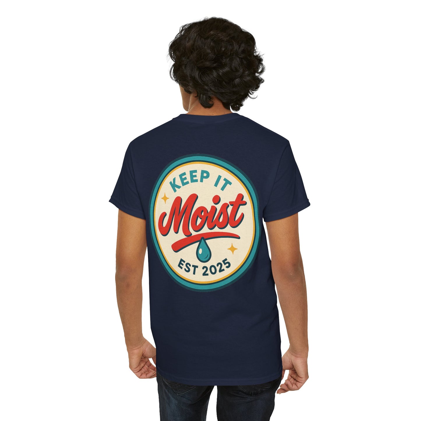 Keep It Moist Tee - Fun Unisex Jersey Shirt, Perfect for Summer Concerts, Birthdays, BBQs, Casual Wear, Gift Idea
