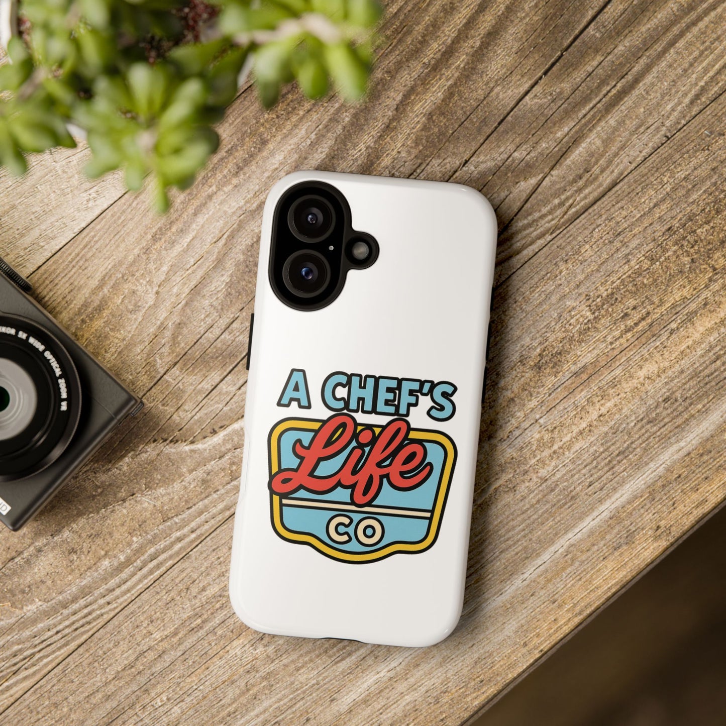 Chef Phone Case, Culinary Gift, Foodie Accessory, A Chef's Life, Kitchen Decor, Durable Phone Cover