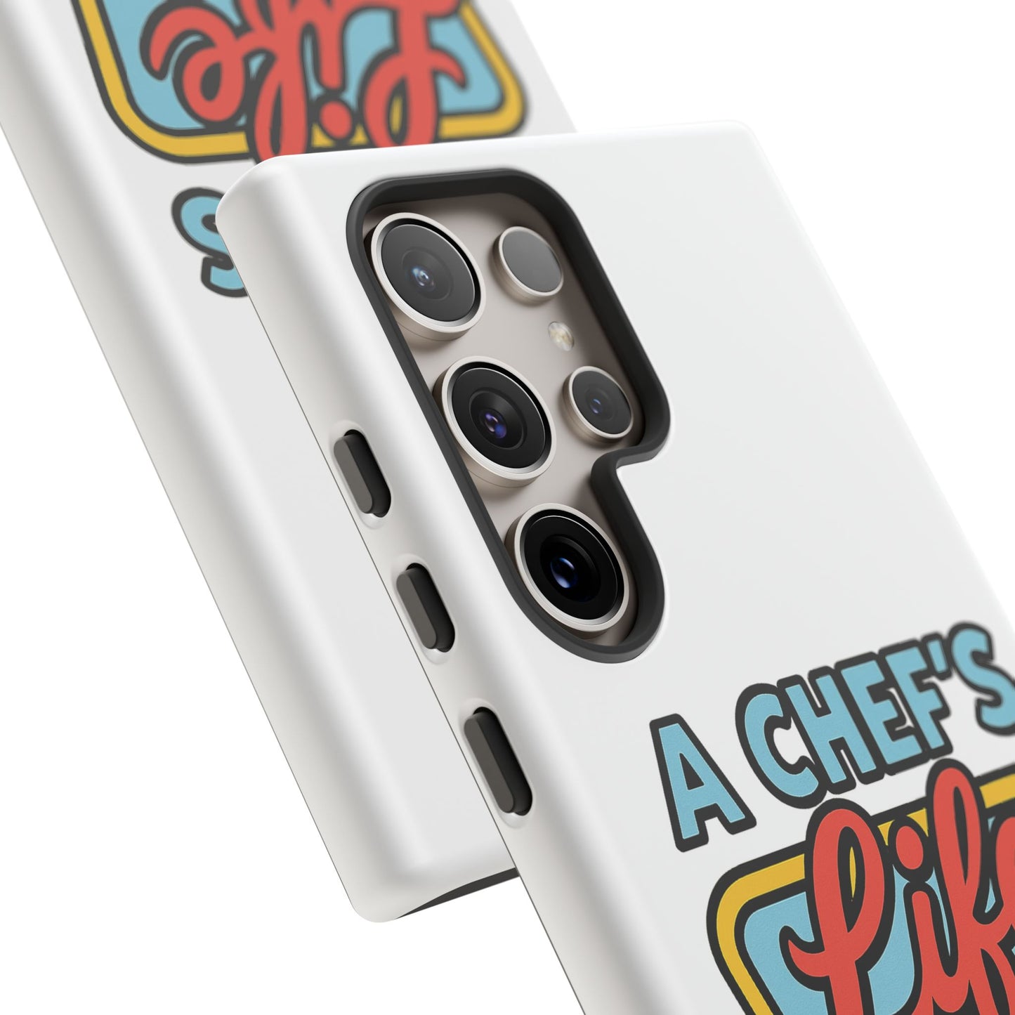 Chef Phone Case, Culinary Gift, Foodie Accessory, A Chef's Life, Kitchen Decor, Durable Phone Cover