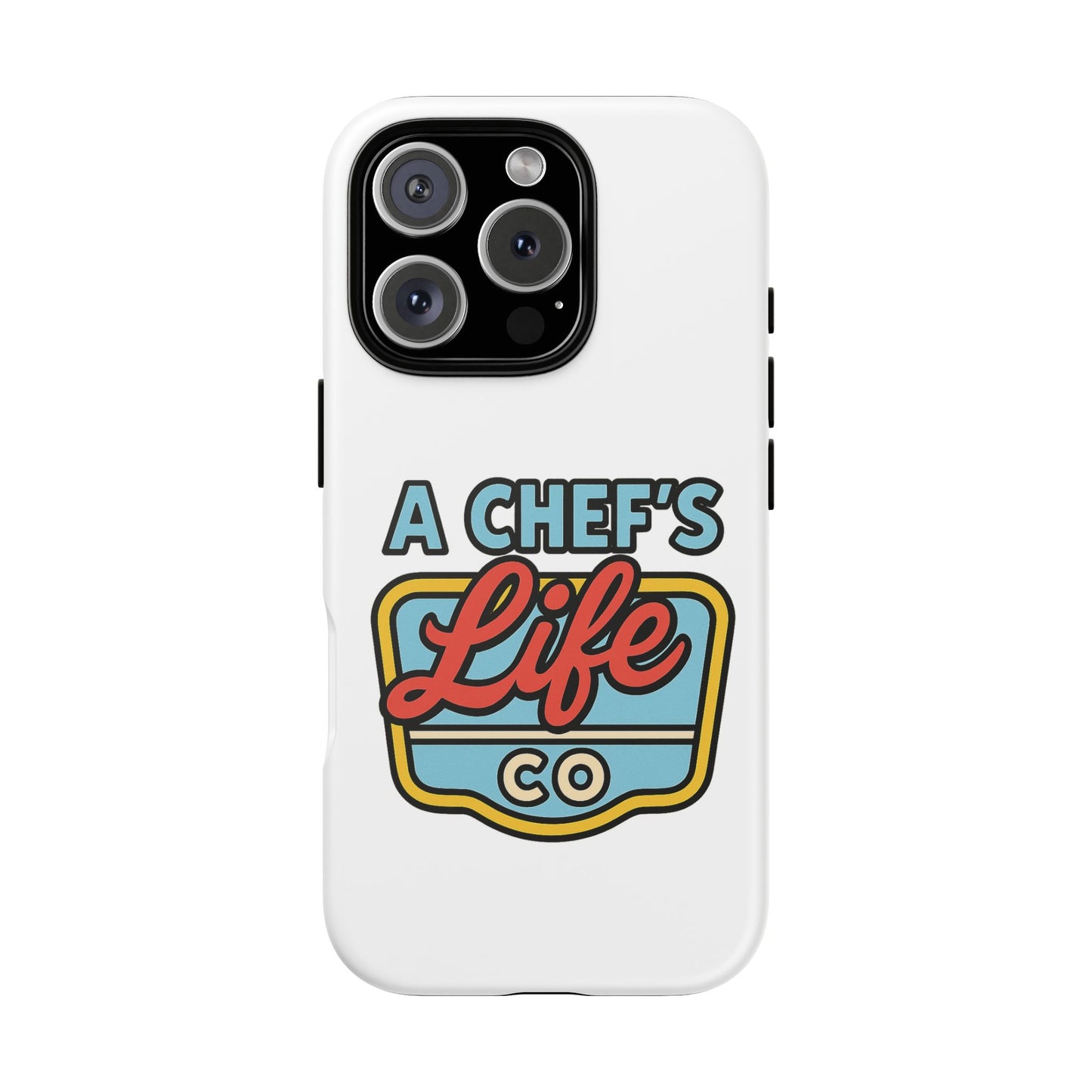 Chef Phone Case, Culinary Gift, Foodie Accessory, A Chef's Life, Kitchen Decor, Durable Phone Cover