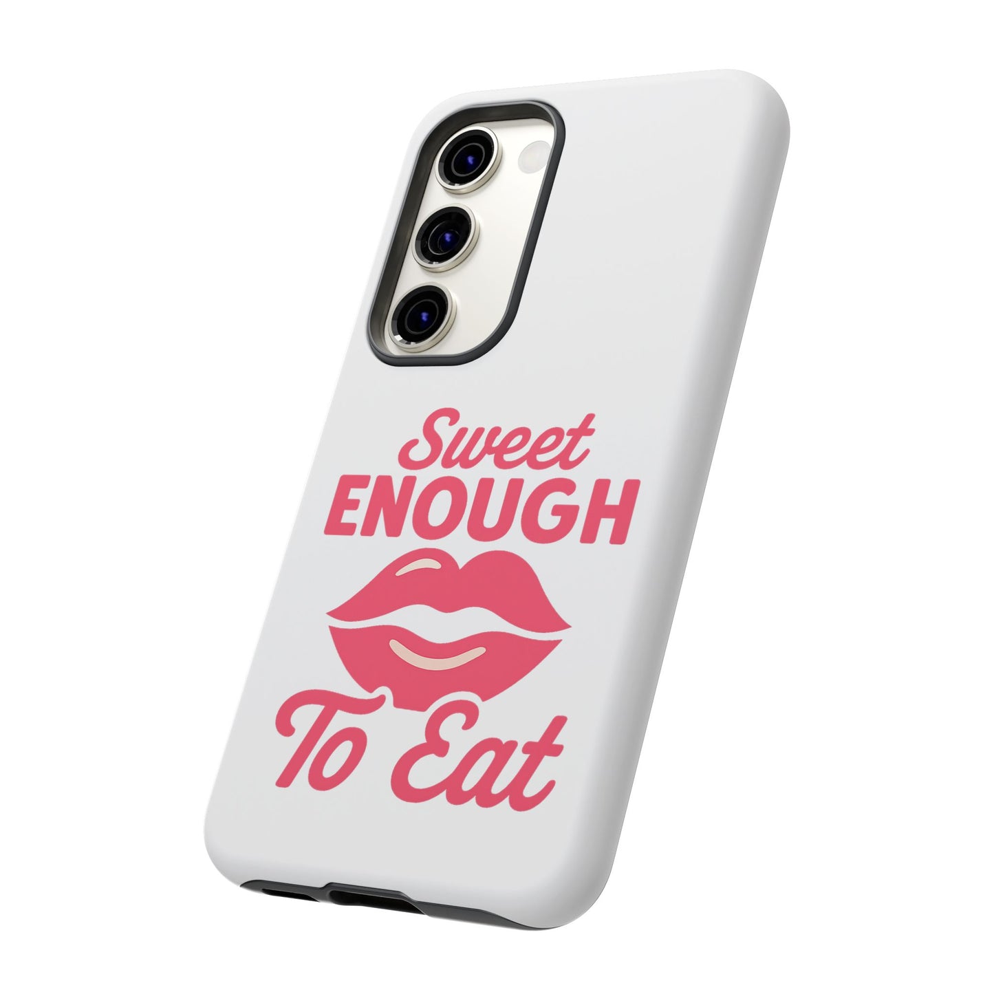 Sweet Enough Phone Case, Cute Gift for Food Lovers, Phone Accessories for Her, Fun Cell Phone Cover, Valentine’s Day Present